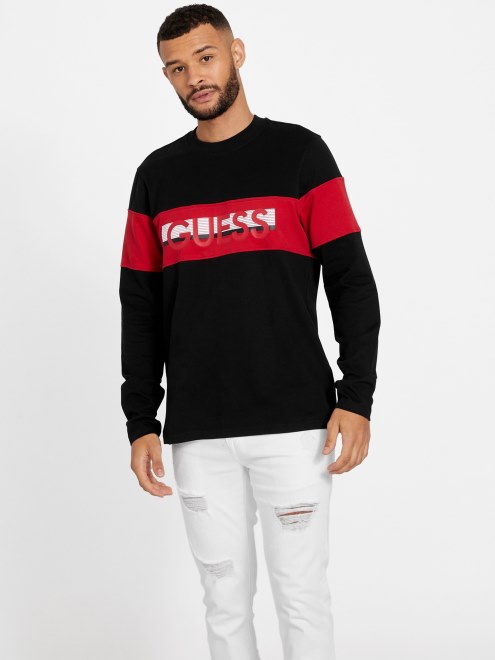 Camiseta De Manga Larga Adivinar Jet Black Eco Sandro