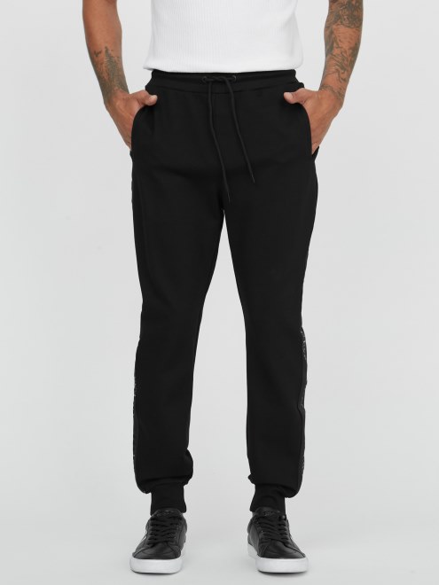Joggers Con Logo De Guess Eco Andrew Negro Azabache