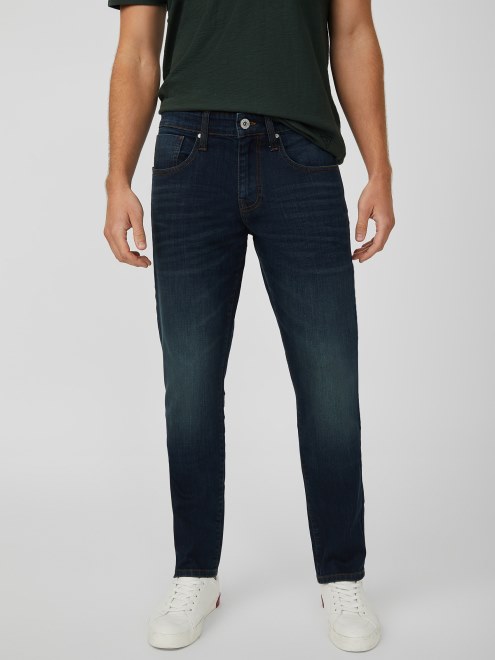 Vaqueros Slim Tapered De Guess Halsted Lavado Oscuro