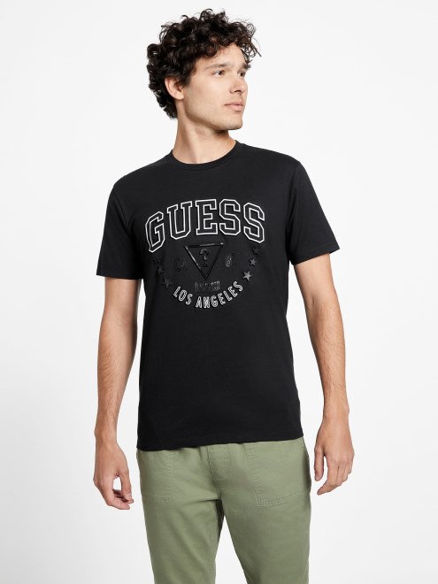 Camiseta Guess Eco Sammo Logo Negro Azabache