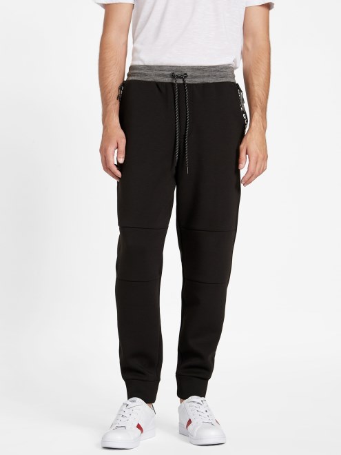 Joggers De Neopreno Guess Benson En Negro Azabache