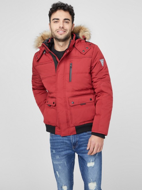 Chaqueta Guess Duncan Rugby Rojo