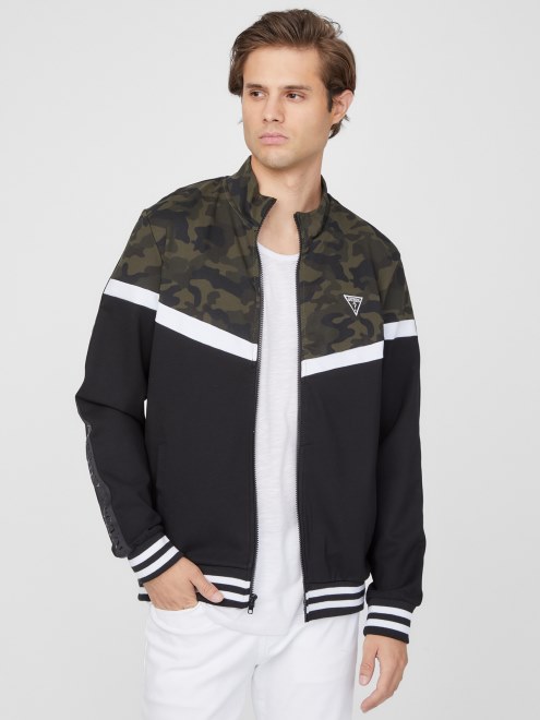 Guess Andrew Chaqueta Color Block Con Cremallera Camuflaje