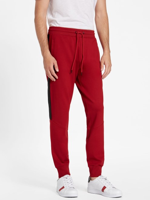 Joggers Con Cinta Del Logo De Guess Jon Rojo Negro