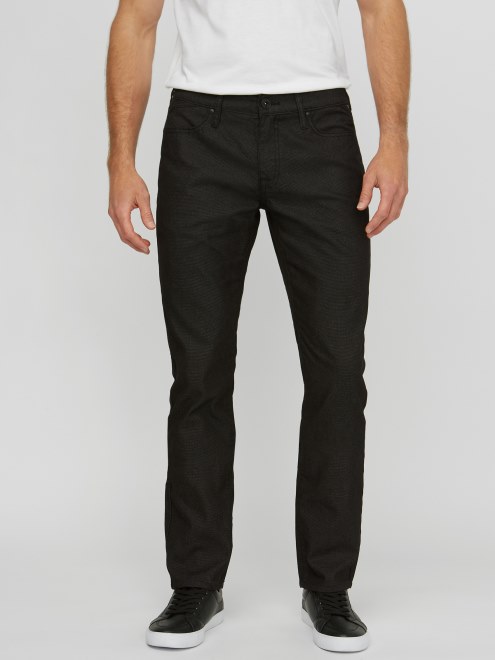 Guess Jeans Ultradelgados Con Cremallera De Entrepierna De 30'' En Lavado Negro