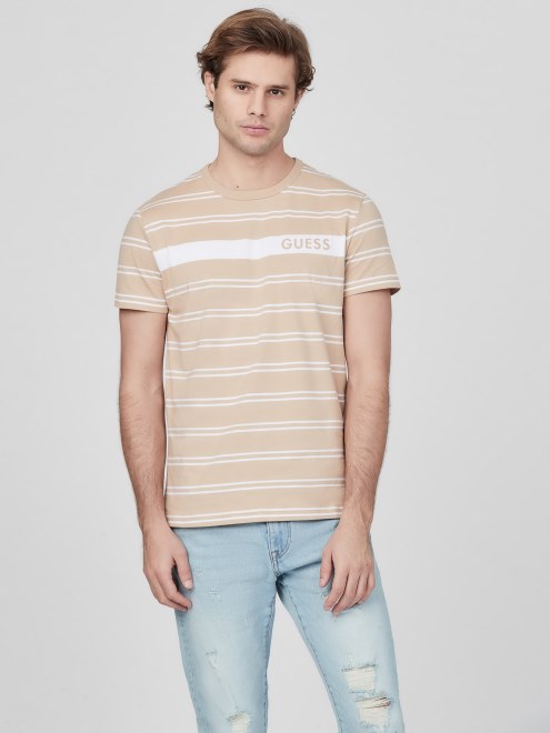 Camiseta De Rayas Guess G118 Peter