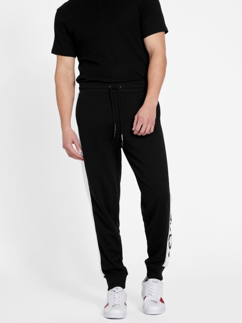 Jogger Con Logo Eco Marcell Adivinar Negro Azabache