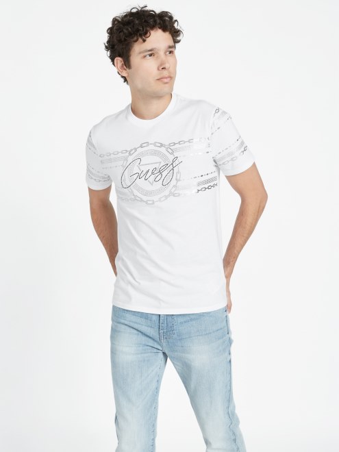 Supongo Que Camiseta Blanca Pura Bowman Metalizada
