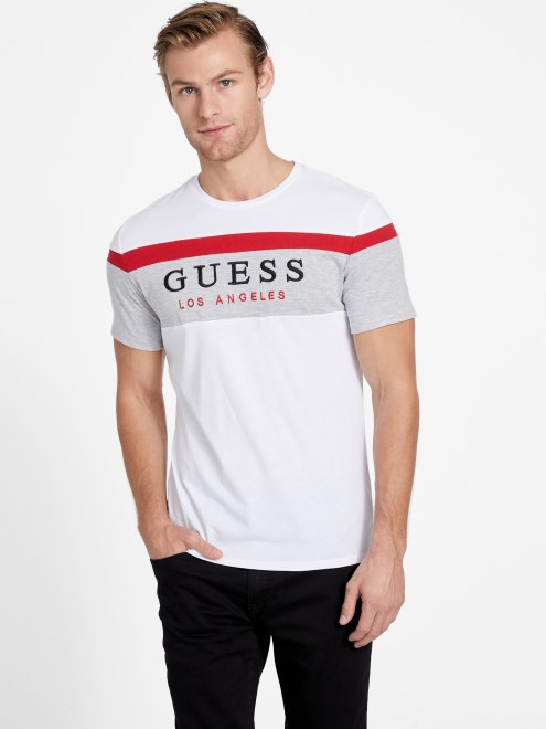 Camiseta Eco Gioly Con Cuello Redondo Blanco Puro Guess