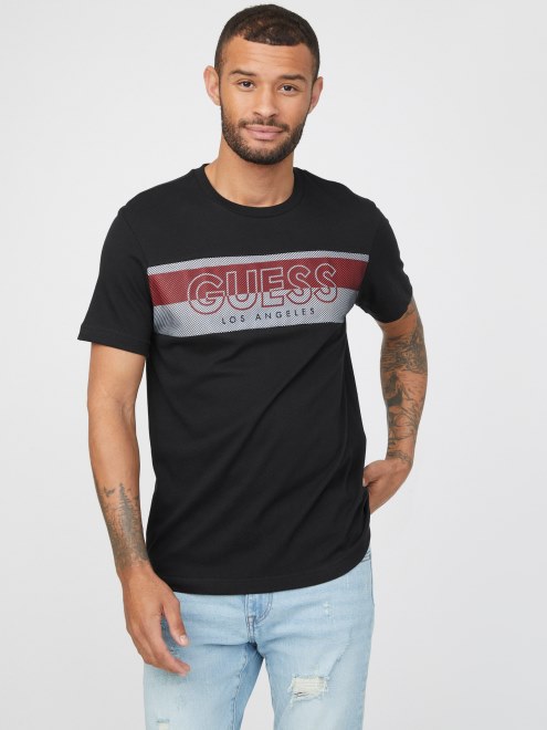 Camiseta Con El Logo De Guess Arda En Negro Azabache