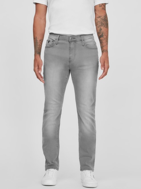 Jeans Ajustados Con Lavado Gris Guess Eco Scotch