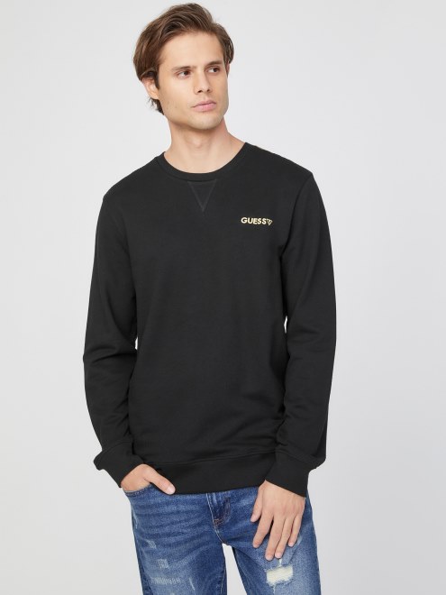 Adivinar Camiseta De Manga Larga Ecológica Negra Azabache