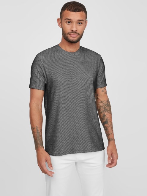 Camiseta De Canalé Russle Negro Azabache Adivinar