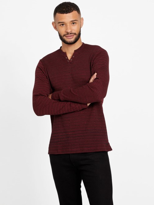 Benny Hendidura Camisa Adivinar Rojo Negro