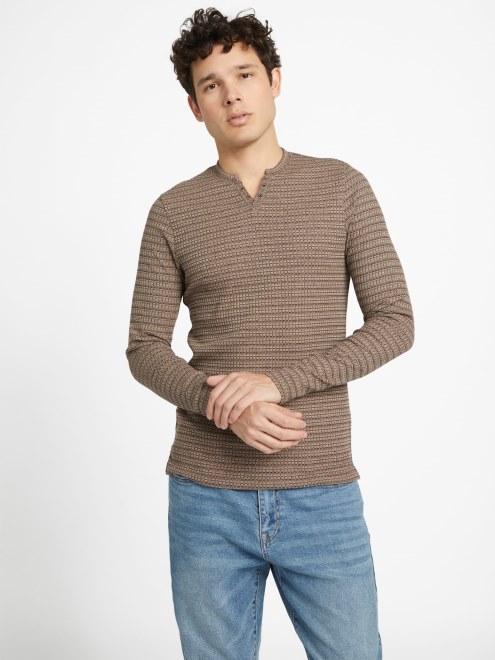 Mocha Latte Multi Guess Benny Camisa Con Hendidura