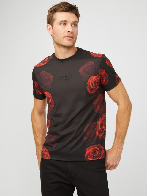 Guess Camiseta A Rayas De Wagner En Negro Azabache