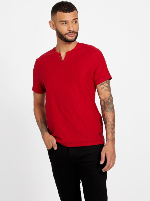 Camiseta Varsity Roja Adivina Eco Ricky Split