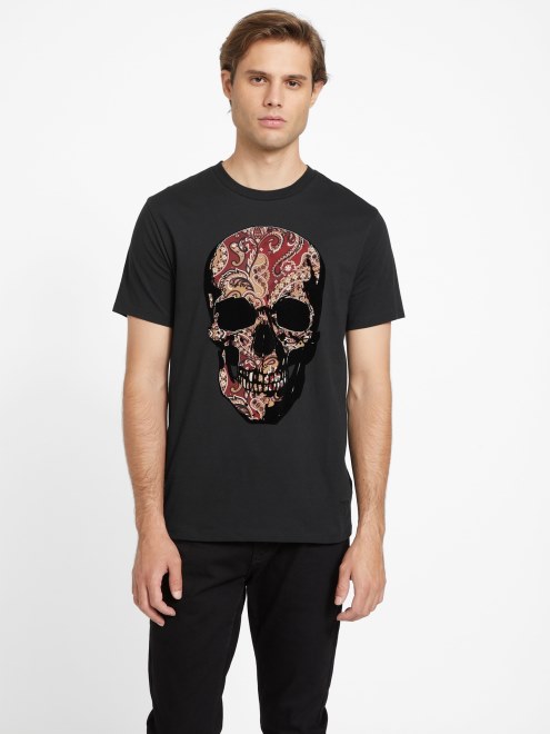 Camiseta Guess Jet Black Eco Jasper Calavera