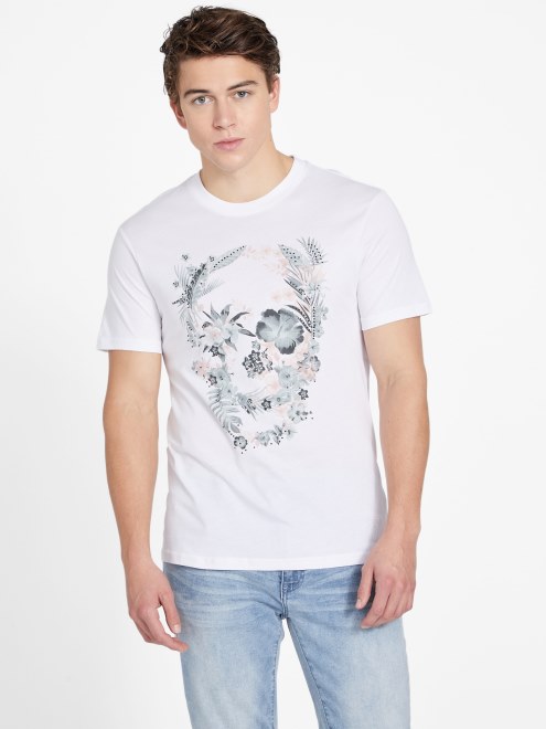 Camiseta Bantan Con Cuello Redondo Blanco Puro Conjetura