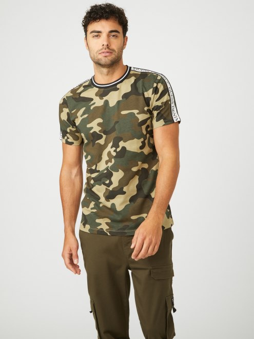 Camiseta De Camuflaje Hyatt Camo Logo Adivinar