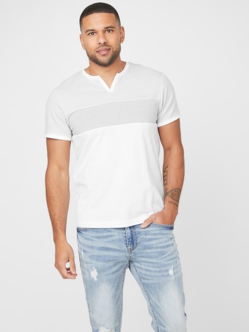 Franz Hendidura Camiseta Supongo Blanco Puro