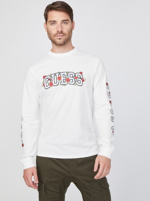 Cuello Redondo Con Logo De Guess Eco Knox Blanco Puro
