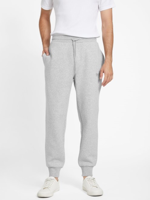 Jogger Con Logo De Guess Eco Harvey Gris Claro Jaspeado