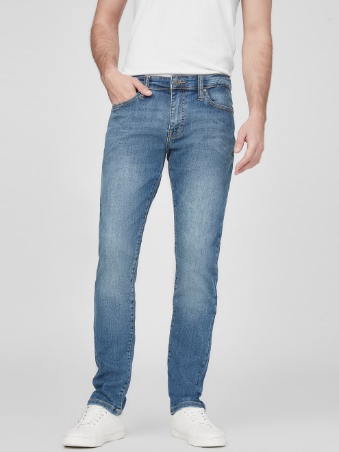 Vaqueros Ajustados Escoceses Adivinar Lavado Medio