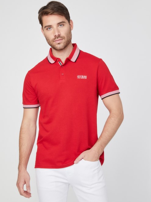 Polo Rugbi Rojo Guess Eco Atún