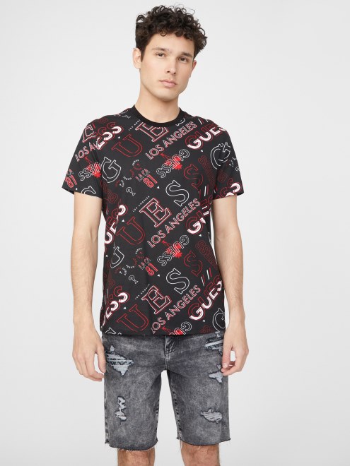 Camiseta Con El Logo De Geordi Adivinar Negro Azabache