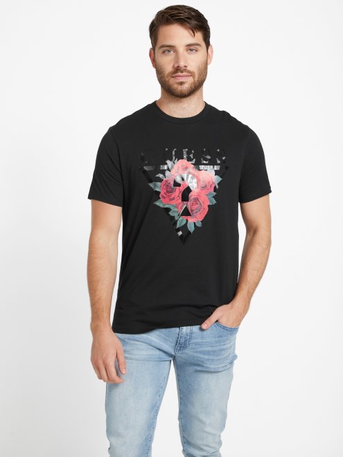 Camiseta Eco Ammon Roses Adivinar Negro Azabache