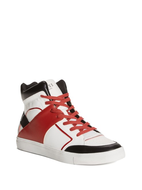 Guess Pelo Zapatillas Altas Blancas