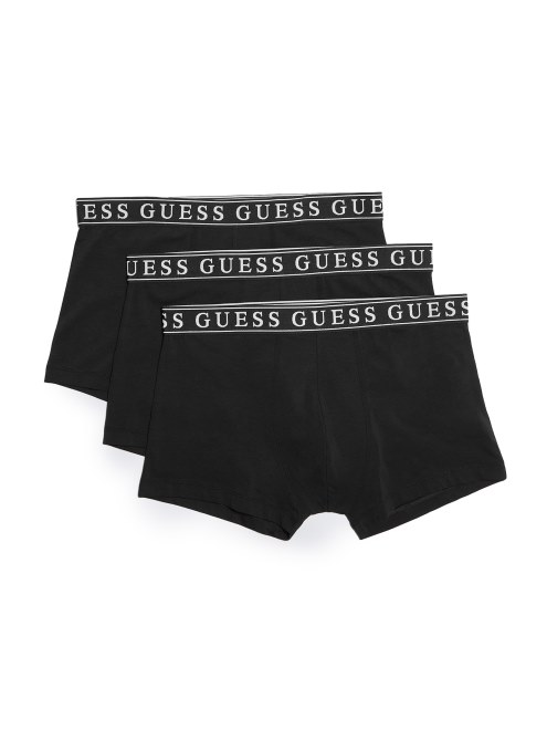 Guess - Pack De 3 Calzoncillos Elvin Negro Azabache