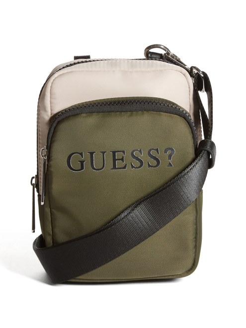 Bolso Bandolera Toby Mini Guess Verde Oliva