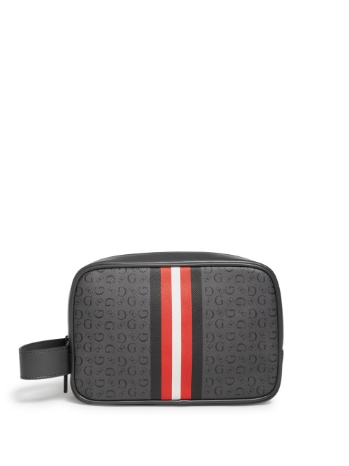 Estuche De Viaje Con Logo Y Rayas De Guess Coal