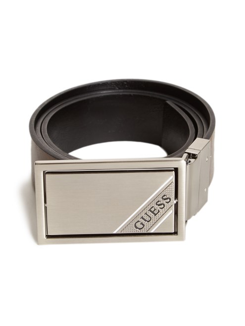 Cinturon Reversible De Cuero Sintetico Mate Mustang Ultra Blue Wash De 32''