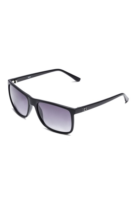 Gafas De Sol Cuadradas Plastico Mate Negras Guess