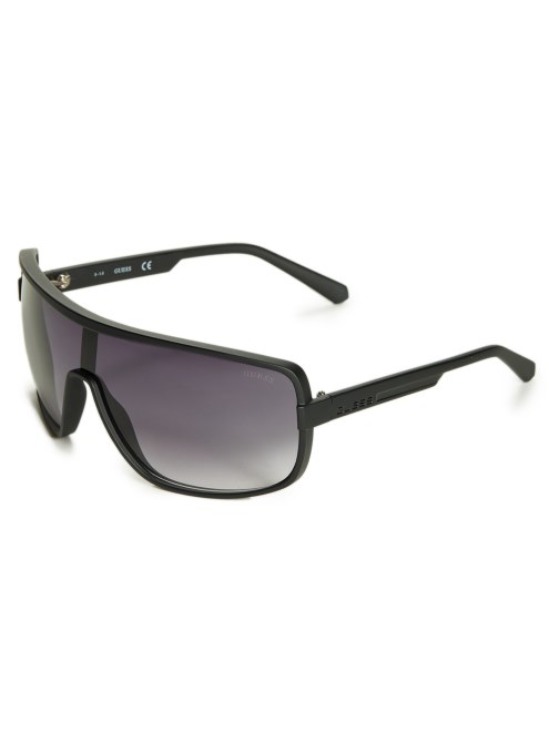 Gafas De Sol Rojas Con Escudo De Plastico Multiple Adivinar