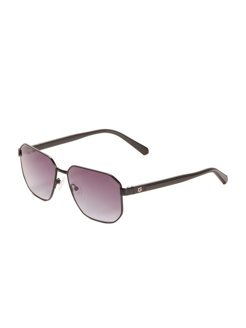 Gafas De Sol Cuadradas De Metal Tipo Navigator Gunmetal Guess