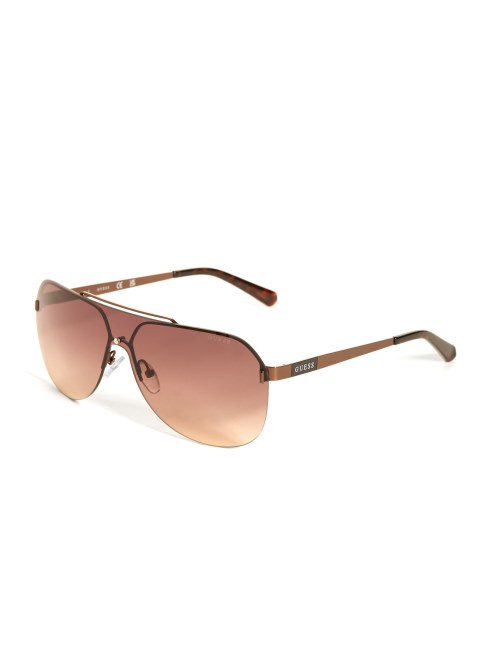 Gafas De Sol Sin Montura Con Proteccion Adivinar Marron