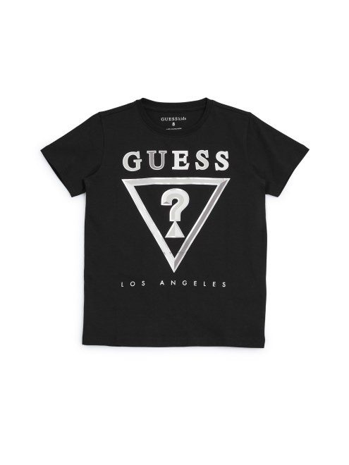 Camiseta Guess Logo Llalo Negro Azabache (7-16)
