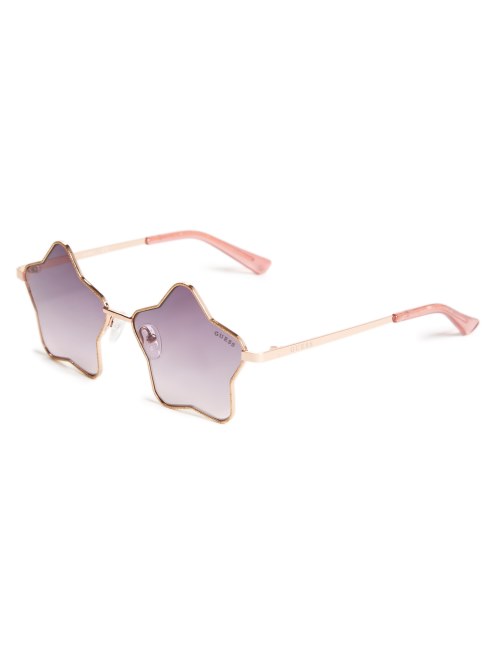 Adivinar Gafas De Sol Infantiles Star Oro Rosa Brillante