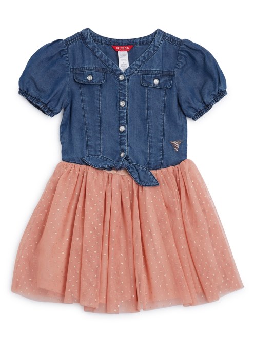 Vestido Rosa Claro Brillante (2-6) Adivinar