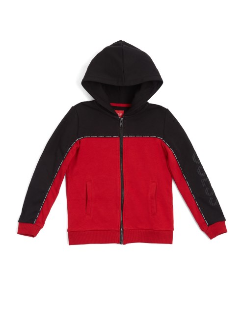 Sudadera Con Capucha Y Cremallera Eco Marcell (7-16) Guess Varsity Rojo