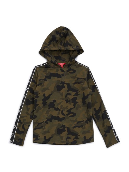 Sudadera Con Capucha Y Cinta Con El Logo De Guess Camouflage Eco Rudy (7-16)