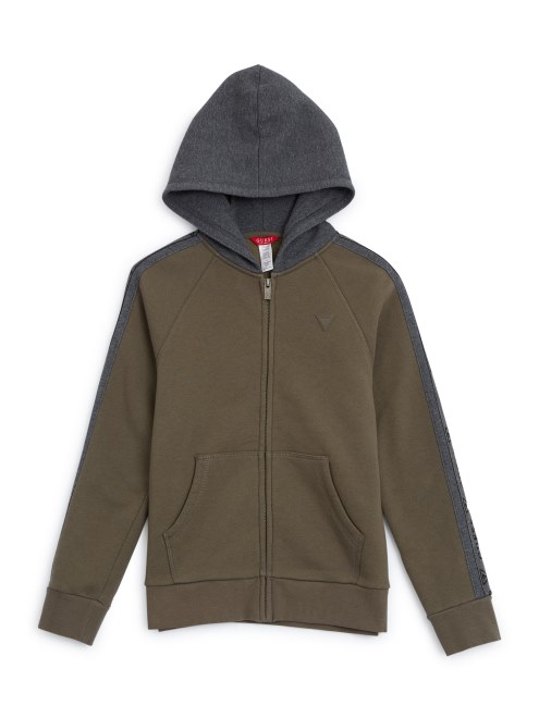 Sudadera Con Cremallera Trent (7-16) Verde Oliva Guess