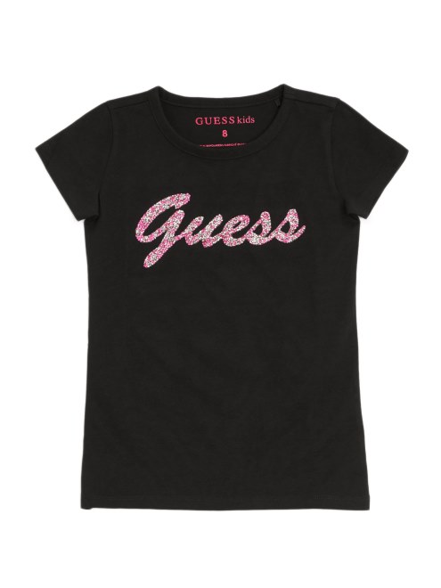 Camiseta Oversize Malika (7-16) Guess Negro Azabache