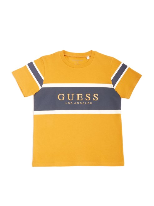 Camiseta Con Bloques De Color Y Logo Talon (7-18) Dorado Gold Guess