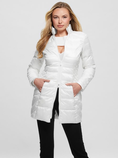 Chaqueta Reversible Guess Eco Joy Blanco Puro