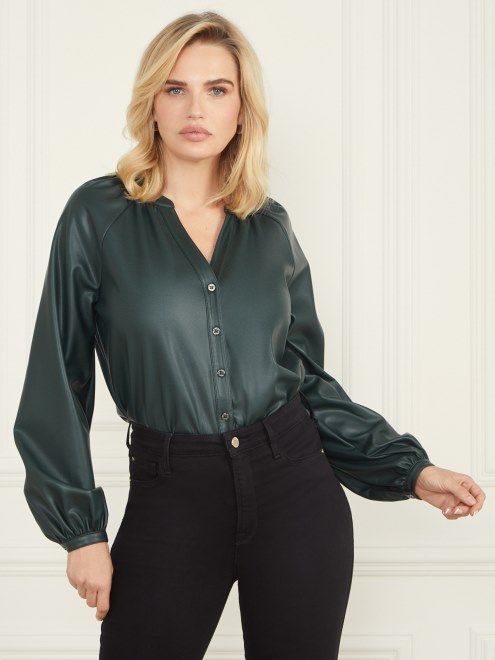 Blusa Foxton Verde Chenilla Adivinar